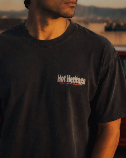 Hot Heritage — FALLBACK x MK7Nick Enzyme-Washed Tee